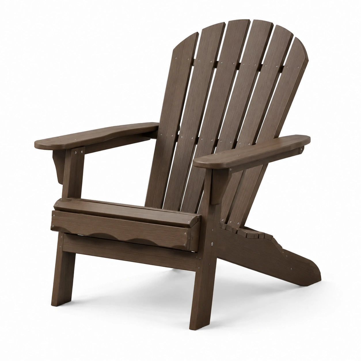 Holz Adirondackstuhl Braun 88cm x 75cm x 90cm