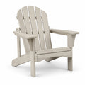 Adirondackstuhl aus Massivholz Beige