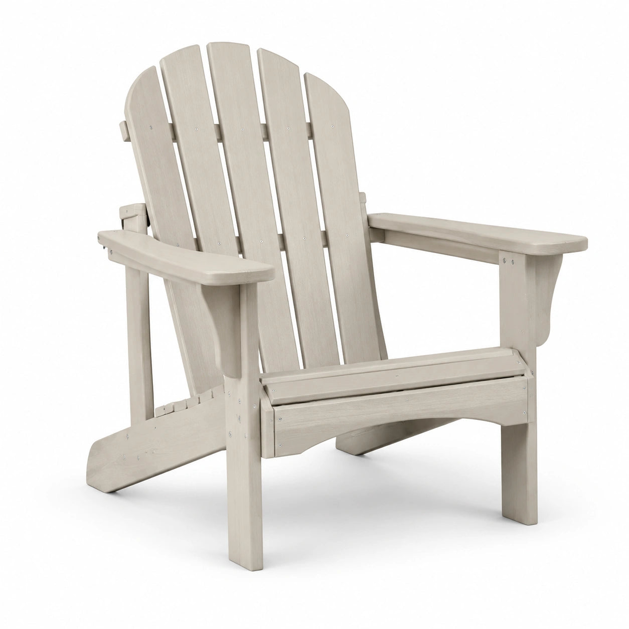 Adirondackstuhl aus Massivholz Beige