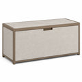 Aufbewahrungsbox mit Stahlrahmen und Polyethylen Beige