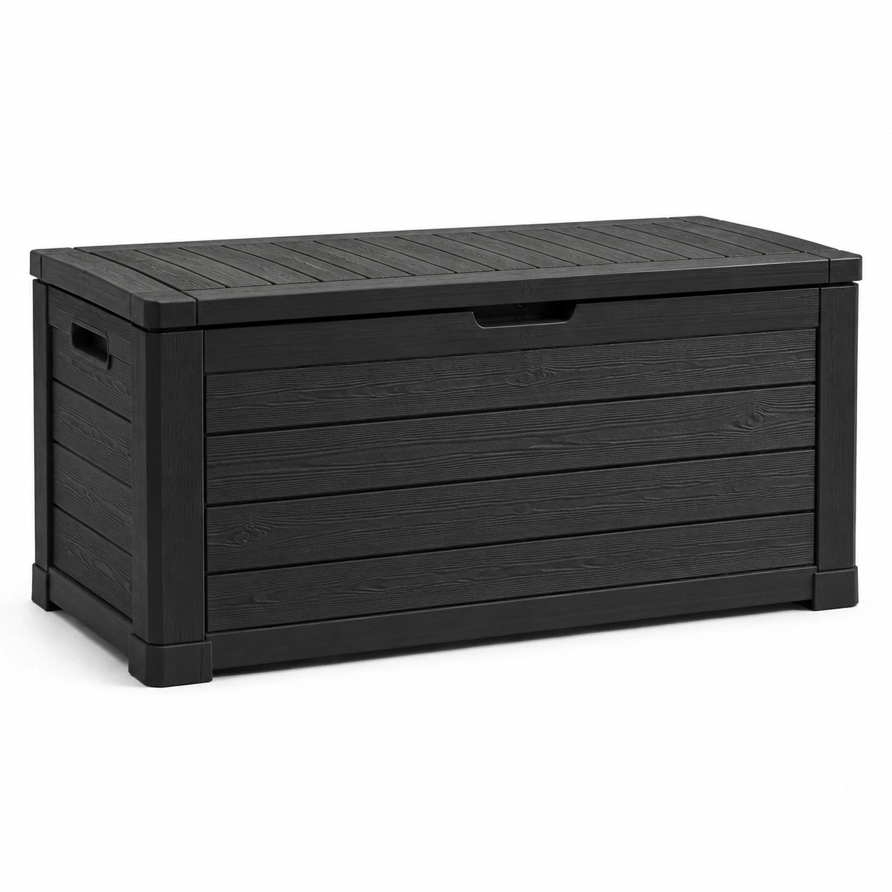Gartenbox Kunststoff Schwarz 120x55x60 cm